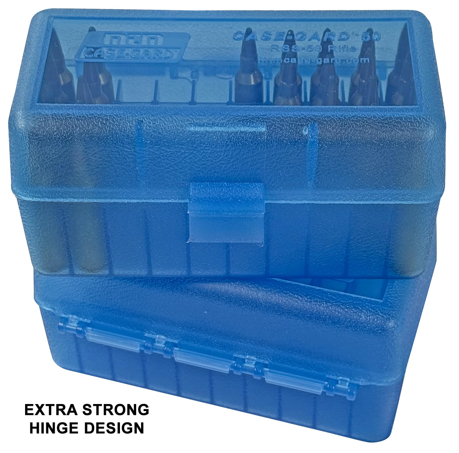 Amazon.com: MTM Case-Gard RS-S-50-24 Rifle Ammo Box, 50 Round, 22